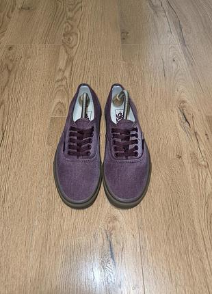 Кеди унісекс vans authentic фіолетові 2