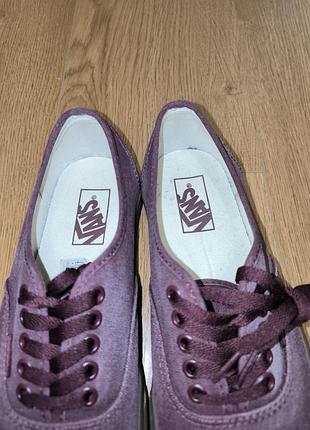 Кеди унісекс vans authentic фіолетові 5