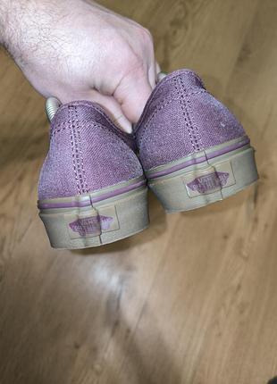 Кеди унісекс vans authentic фіолетові 7