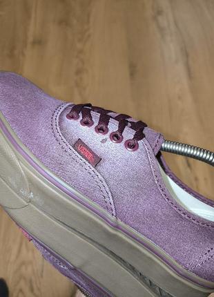 Кеди унісекс vans authentic фіолетові 8