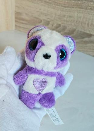 М'яка іграшка панда для дівчинки moose toys scruff-a-luvs families біло-фіолетова