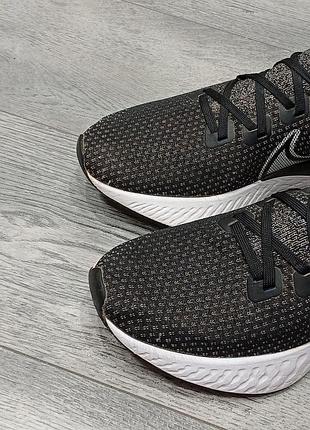 Оригінальні кросівки nike react infinity run flyknit black white 4