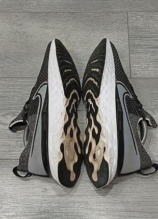 Оригінальні кросівки nike react infinity run flyknit black white 5
