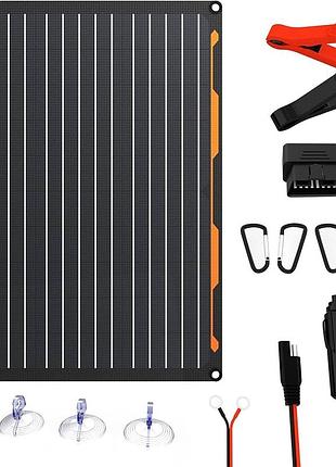 Комплекти для обслуговування сонячних панелей flexsolar 20w 12v, зарядний пристрій для акумуляторів