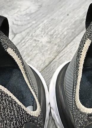 Оригінальні кросівки nike react infinity run flyknit black white 8