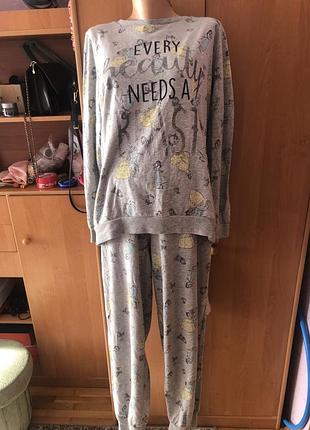 Пижама, комплект, костюм, 100% коттон, xl. disney at george.