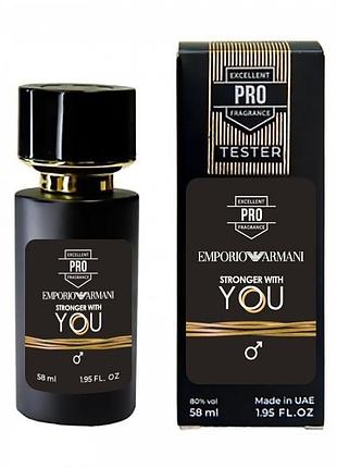 Emporio armani stronger with you тестер pro чоловічий 58 мл