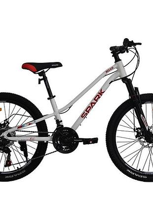Велосипед al 24" spark road, disk рама 12" белый (239978)
