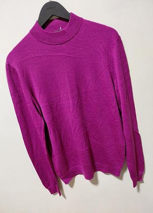 Яскравий  чоловічий джемпер бренду h&m 50% merino wool