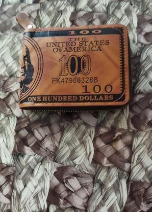 Мужской кошелек. экокожа.