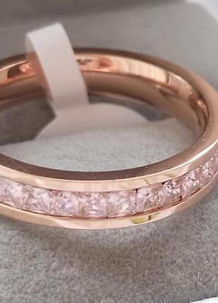 Кольцо "princess rose" 7