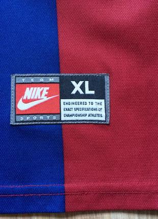 Подростковая винтажная футбольная форма nike fc barcelona jersey xl kids 19985 фото