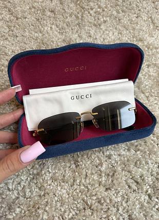 Сонцезахисні окуляри жіночі gucci без оправи