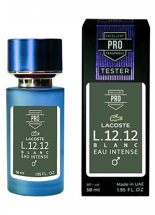 Lacoste l.12.12. blanc eau intense тестер pro чоловічий 58 мл