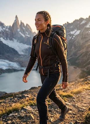 Спортивная кофта salomon трекинговая