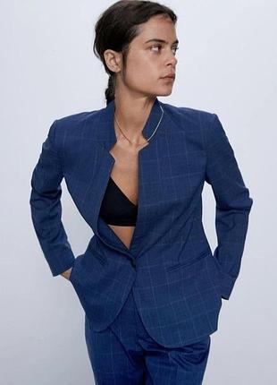 Темно синій приталений піджак у клітинку zara
⚡⚡⚡⚡⚡⚡⚡⚡⚡⚡⚡