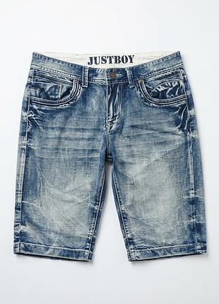 Шорти чоловічі justboy джинсові літні блакитні