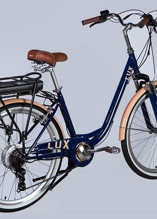 Электровелосипед st 26" dorozhnik elux рама 17" 36b 12.5а/ч 500вт синий (elb-d-26-228)