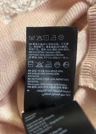 Базовий жіночий джемпер h&m basic бежевий 8