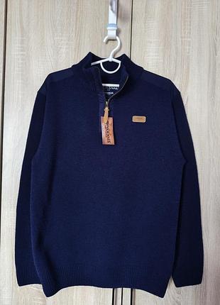 Премиальный шерстяной свитер джемпер мирер r.m. williams stockyard (half-zip) размер l