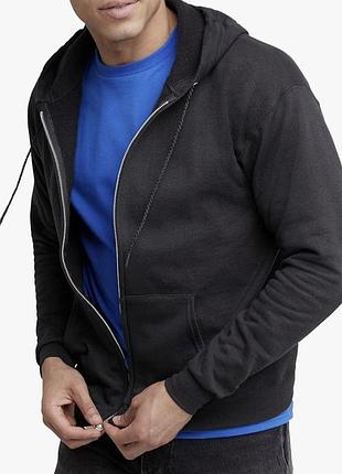 Hanes оригінал тепла кофта зiп худi hanes свiтшот на флiсi hanes p.m