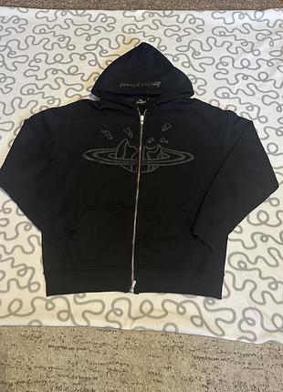 Зіп худі broken planet / broken planet zip hoodie / сіре зіп худі брокен планет / брендове чоловіче зіп худі broken planet / зіп кофта з капюшоном