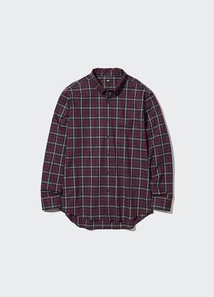 Сорочка uniqlo в клітинку