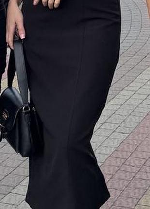 Довга сукня жіноча zara чорна