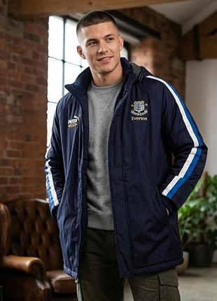 Куртка puma king everton fc (розмір l/xl) / vintage parka jacket