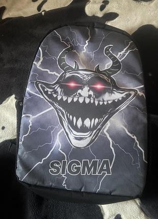 Рюкзак для хлопчиків sigma trollface