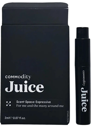 Туалетна вода commodity juice expressive eau de parfum мініатюра 2 мл