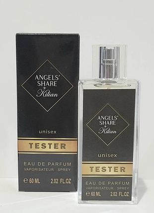 Тестер kilian paris angels' share refillable spray, 60 мл, унісекс
