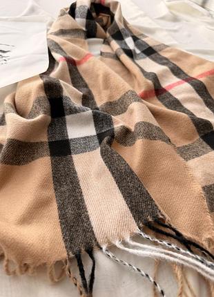 Шарф burberry бежевый 3