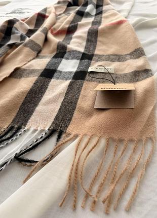 Шарф burberry бежевый 5