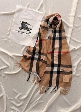 Шарф burberry бежевый 7