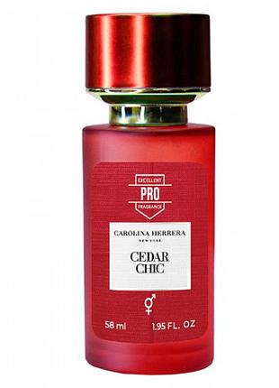 Carolina herrera cedar chic тестер pro унісекс 58 мл 2