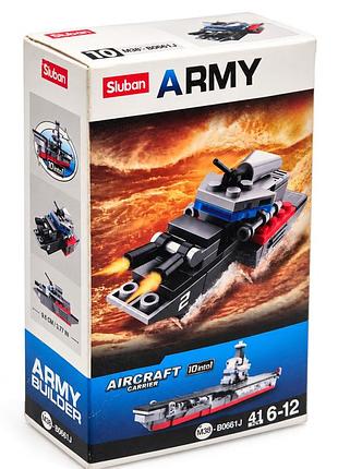 Дитячий конструктор "aircraft carrier" m38-b0661-10, 41 деталь