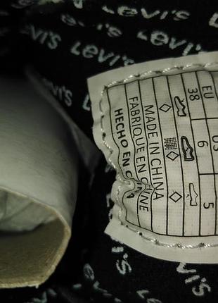 Черевики жіночі levi's білі, розмір 38 6