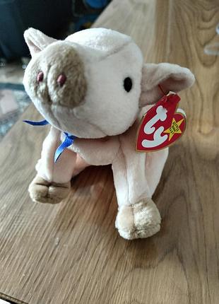 Вінтажна колекційна іграшка ty beanie babies knuckles the pig, 1999