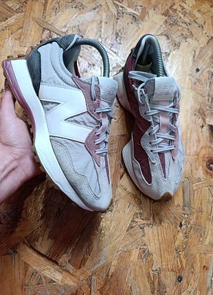 Оригинальные кроссовки new balance 327 (модель ws327tb / серо-розовые