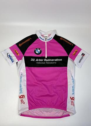 Яскрава велоджерсі gonso «32. arber radmarathon» (bmw / continental) — розмір m