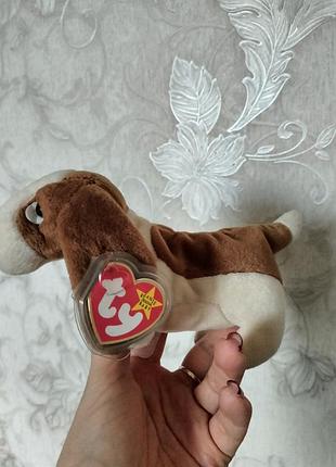 Оригинальная игрушка ty tracker basset hound 1998 года