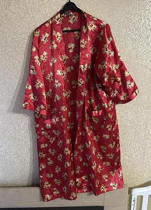 Халат з натурального шовку