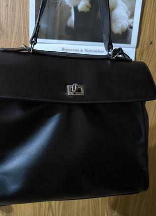 Сумка жіноча balenciaga rodeo чорна з екошкіри