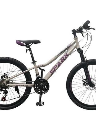 Велосипед al 24" spark till, рама 11" серебристый (239994)