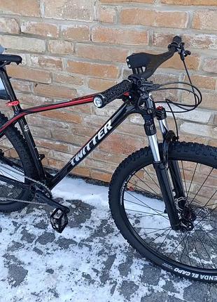 Велосипед 29" twitter carbon frame storm 2.0 19" 11скоростей черный / красный (carbon-29-119)