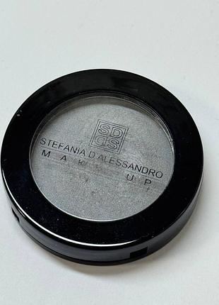 Тіні для повік stefania d'alessandro make-up компактні перламутрові silver w315 май кап