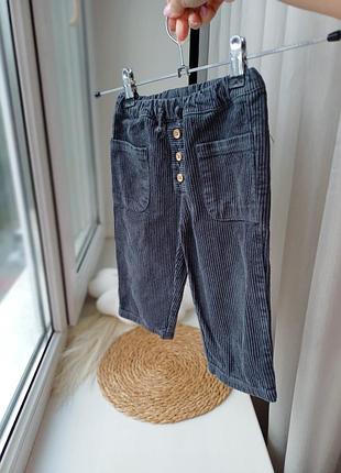 Брюки джинсы вельветовые zara
