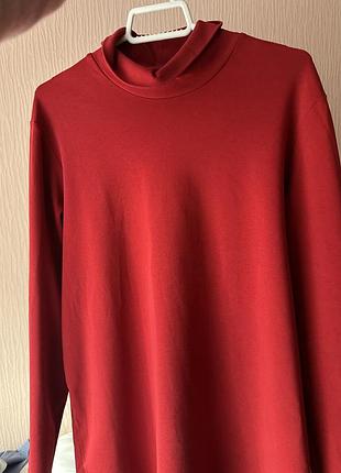 Водолазка жіноча uniqlo червона розмір xl
