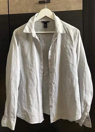 Лляна сорочка h&m
